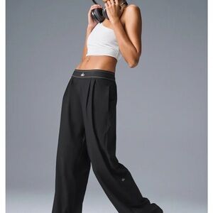 Black Women's “Suit Up” Trousers by Alo